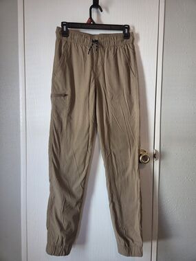 Men's Khaki Drawstring Casual Pants